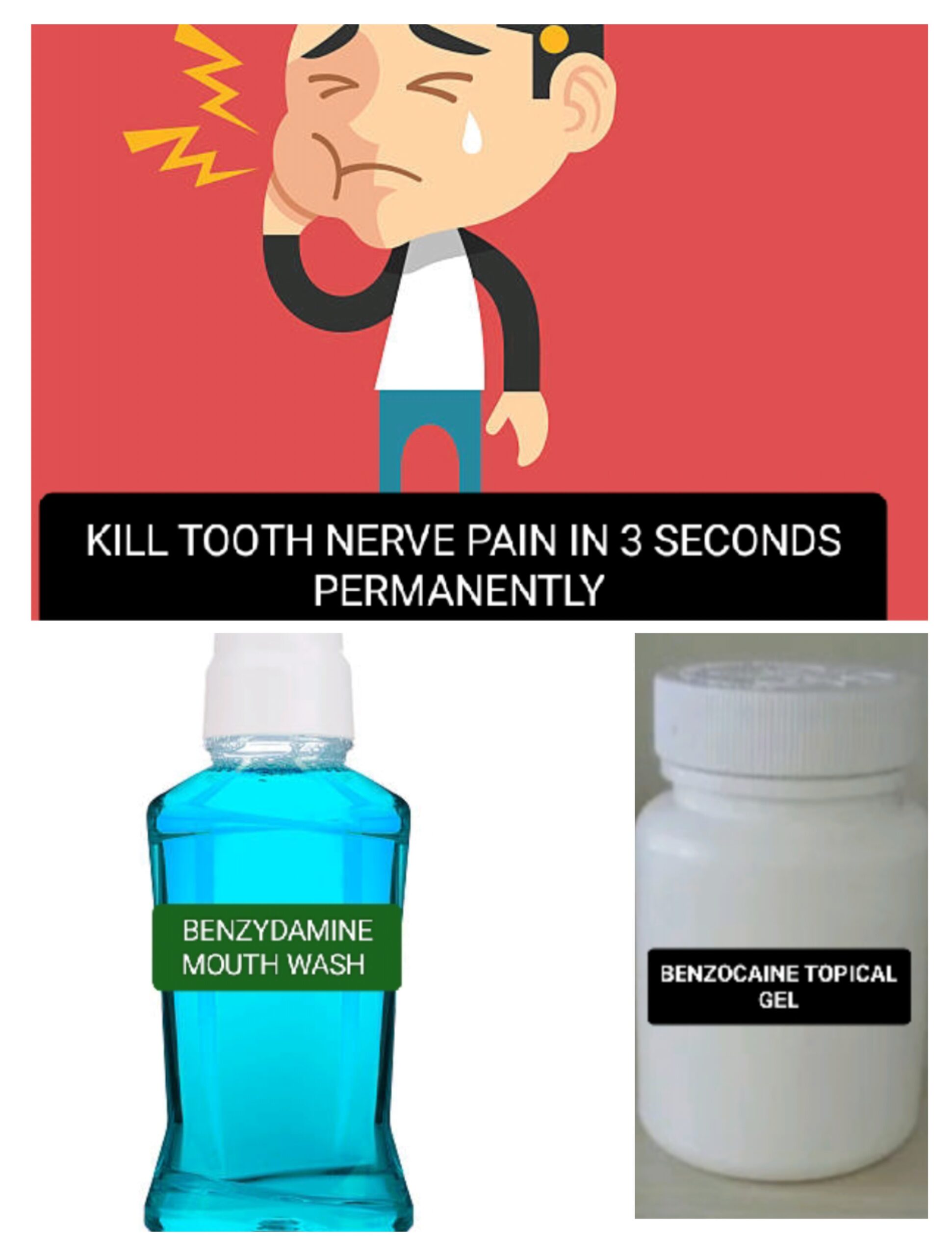 HOW TO KILL TOOTH PAIN NERVE IN 3 SECONDS PERMANENTLY